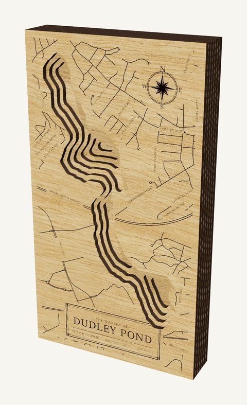 Dudley Pond wood map