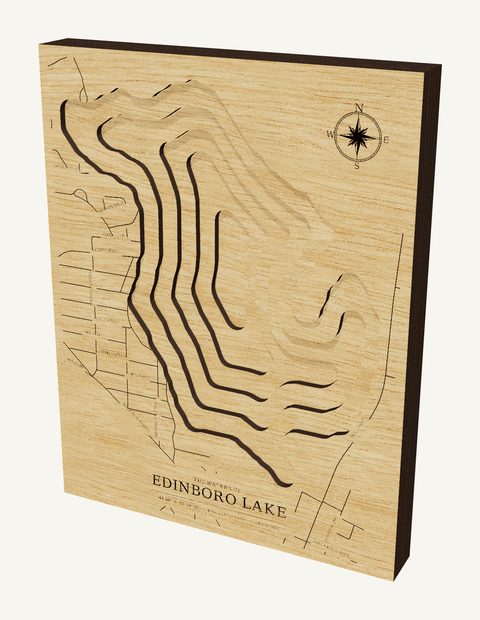 Edinboro Lake wood map