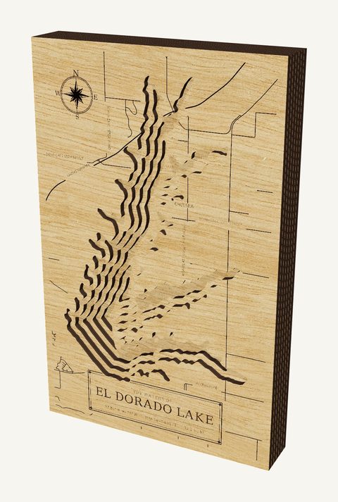 El Dorado Lake wood map
