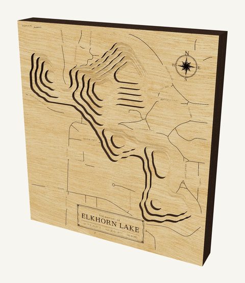 Elkhorn Lake wood map