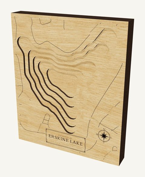 Erskine Lake wood map