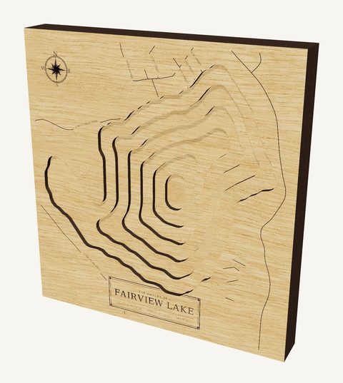 Fairview Lake wood map