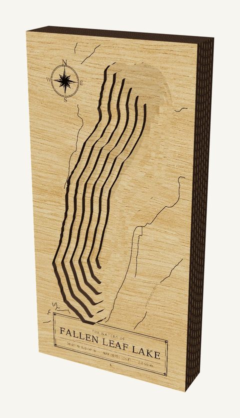 Fallen Leaf Lake wood map