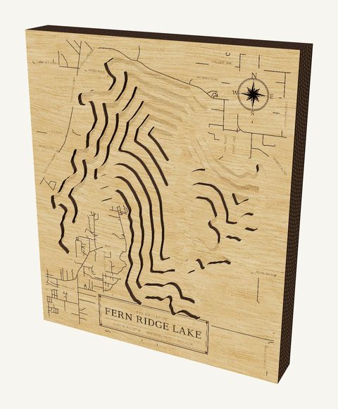 Fern Ridge Lake wood map