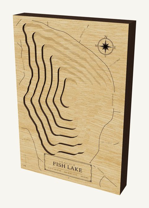 Fish Lake wood map