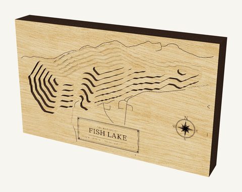 Fish Lake wood map