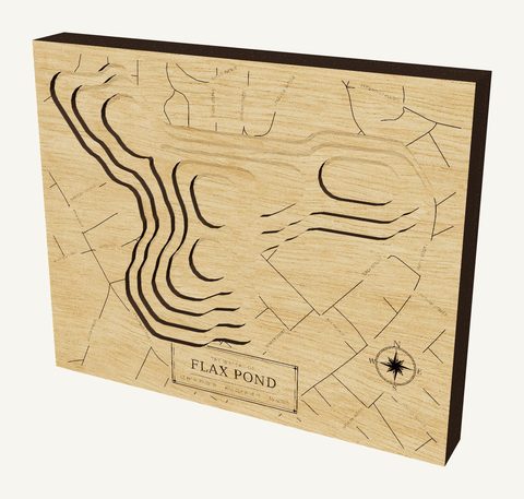 Flax Pond wood map