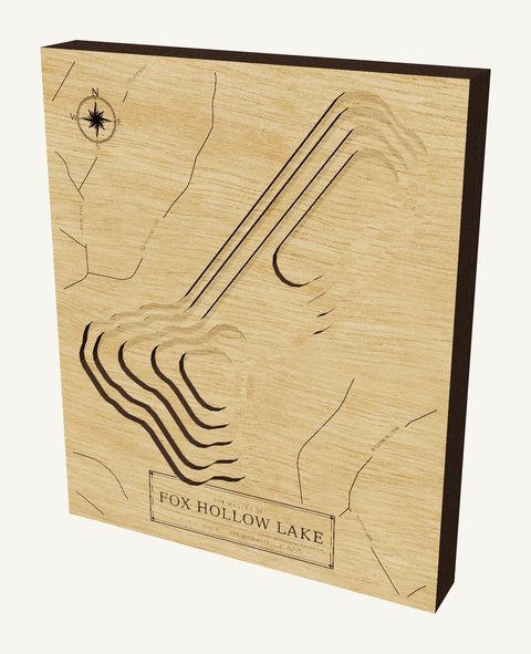 Fox Hollow Lake wood map