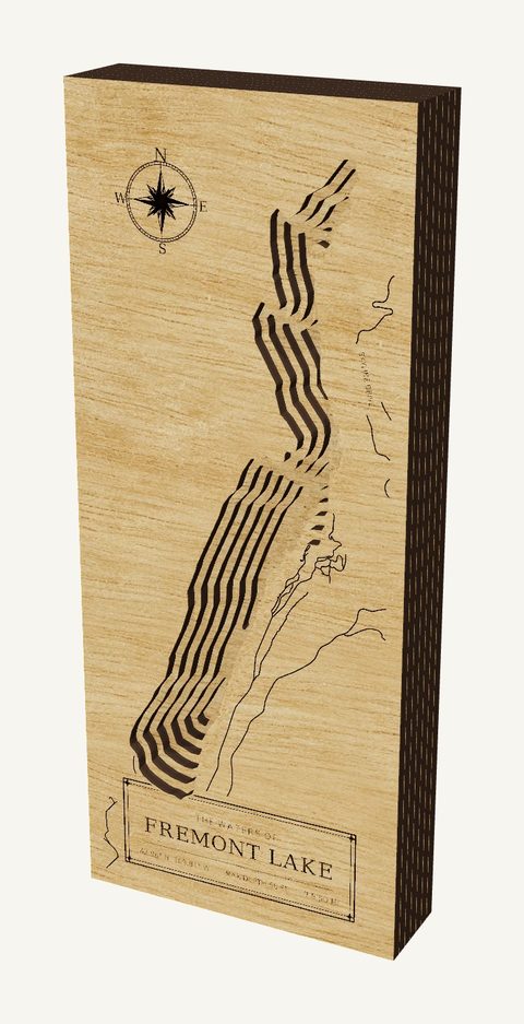 Fremont Lake wood map