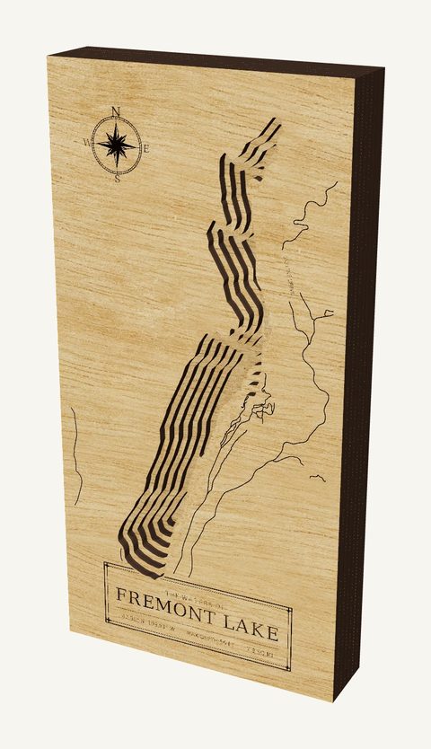 Fremont Lake wood map