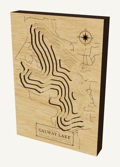 Galway Lake wood map