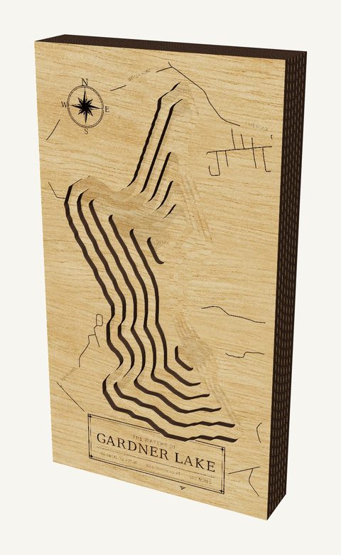 Gardner Lake wood map