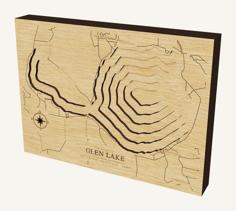 Glen Lake wood map