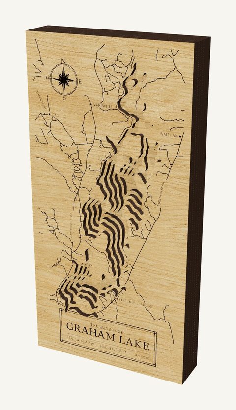 Graham Lake wood map