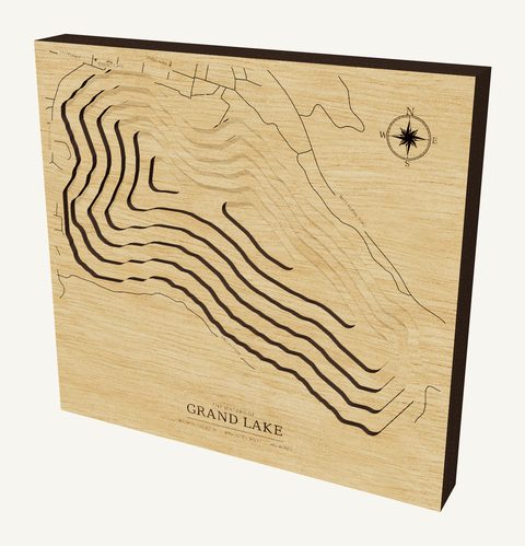 Grand Lake wood map