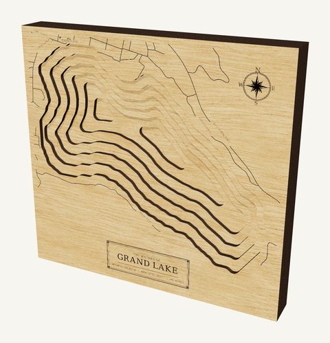 Grand Lake wood map
