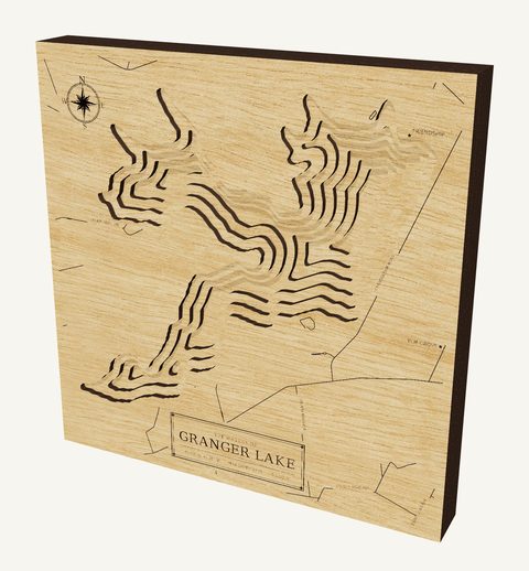 Granger Lake wood map