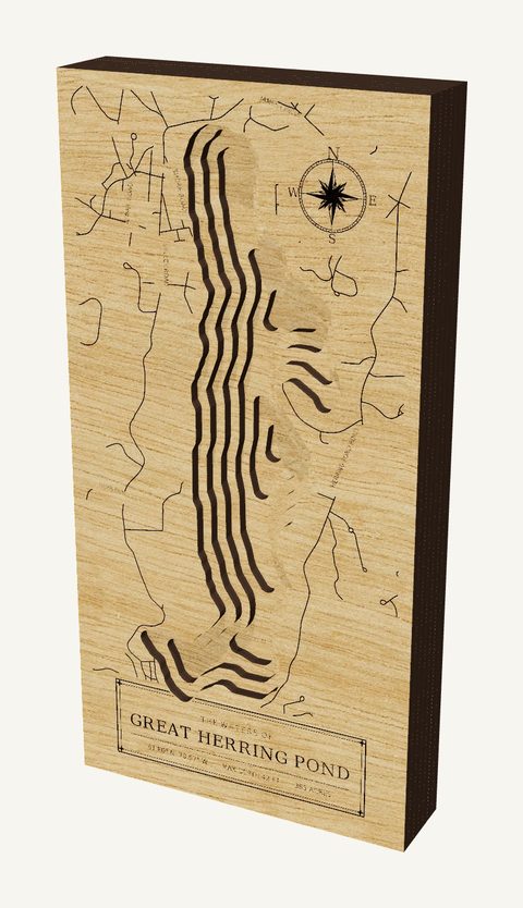 Great Herring Pond wood map