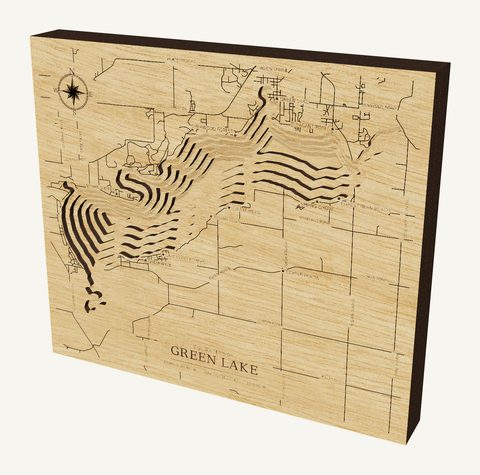 Green Lake wood map