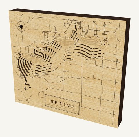 Green Lake wood map