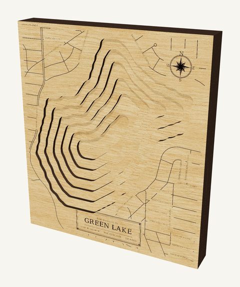 Green Lake wood map