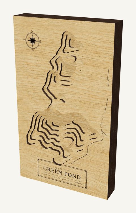 Green Pond wood map
