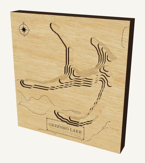 Greenbo Lake wood map