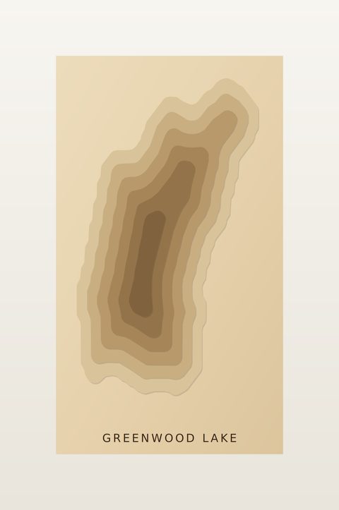 Greenwood Lake wood map