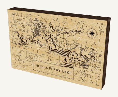 Greers Ferry Lake wood map