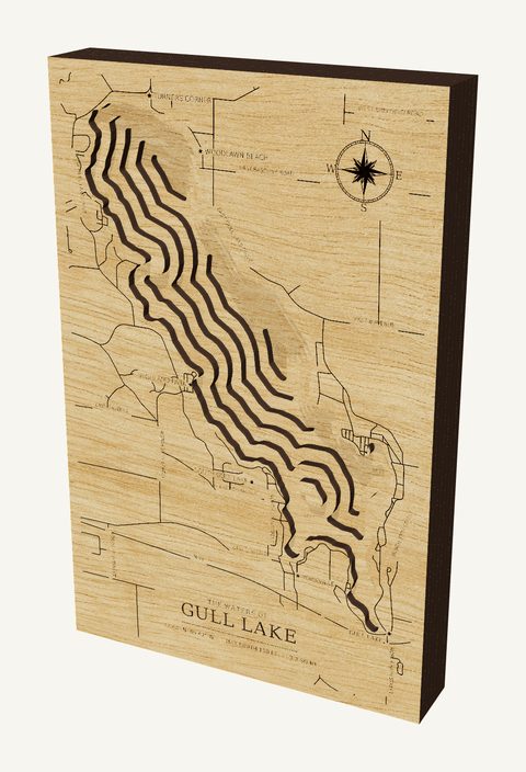 Gull Lake wood map