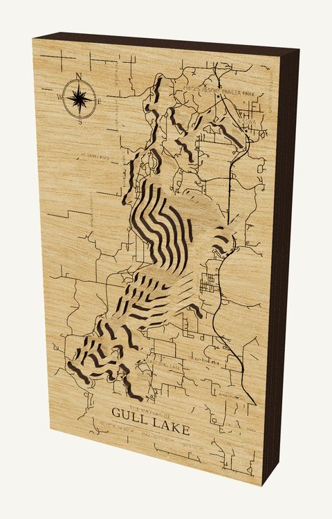 Gull Lake wood map
