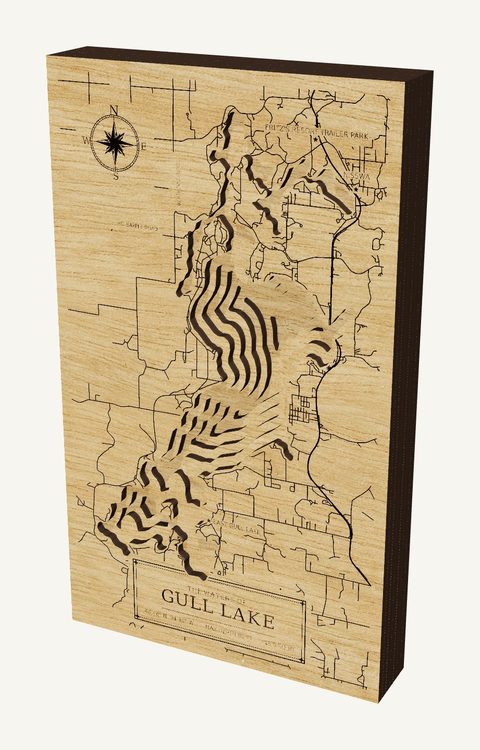 Gull Lake wood map