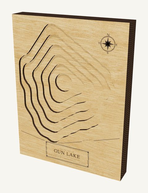 Gun Lake wood map