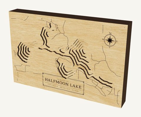 Halfmoon Lake wood map