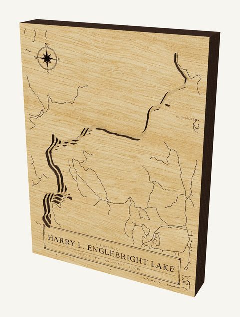 Harry L. Englebright Lake wood map
