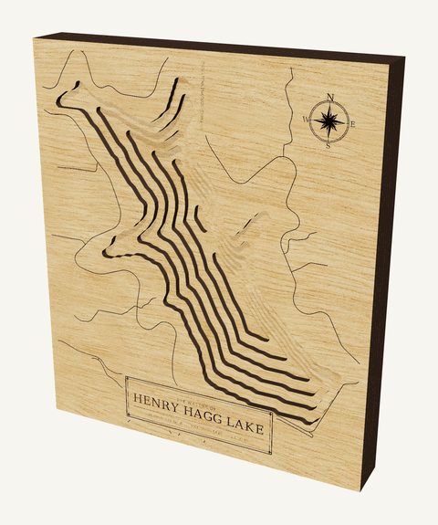 Henry Hagg Lake wood map