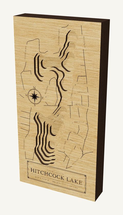 Hitchcock Lake wood map