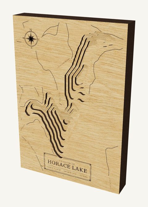 Horace Lake wood map
