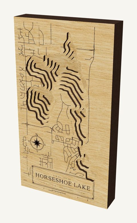 Horseshoe Lake wood map