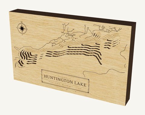Huntington Lake wood map