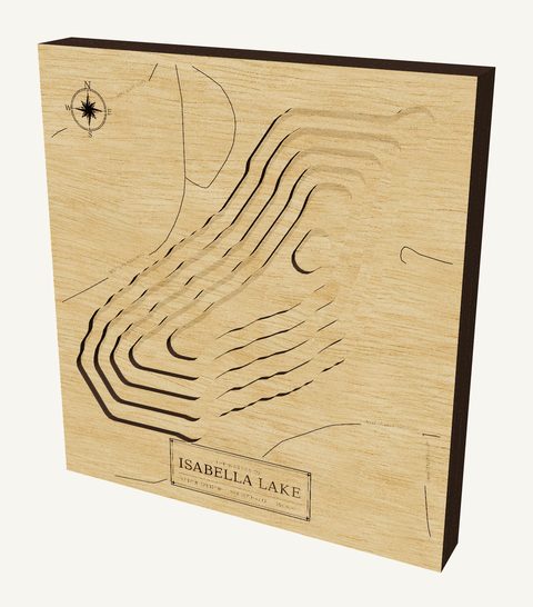 Isabella Lake wood map