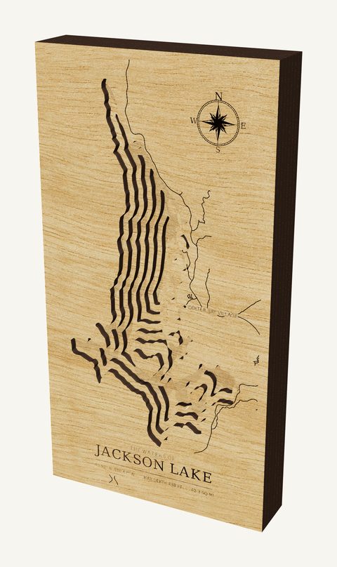 Jackson Lake wood map