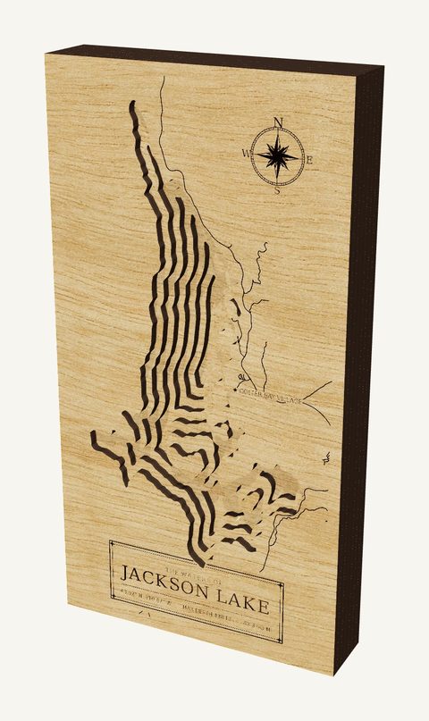 Jackson Lake wood map