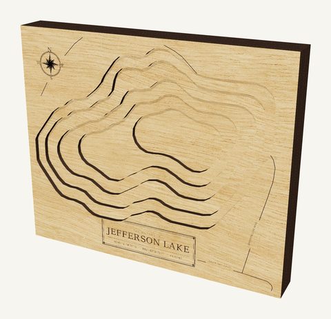 Jefferson Lake wood map