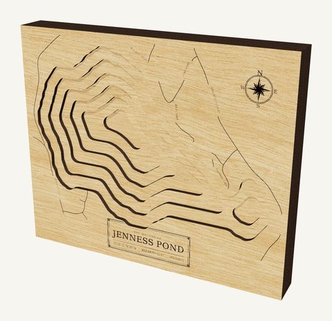 Jenness Pond wood map