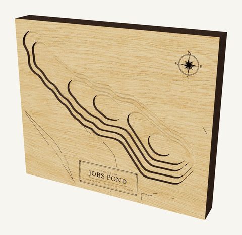 Jobs Pond wood map