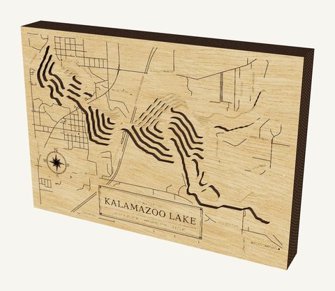 Kalamazoo Lake wood map