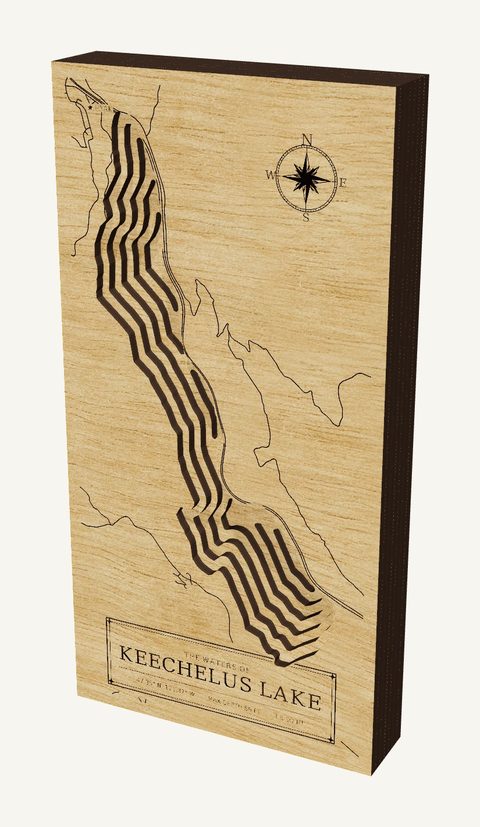 Keechelus Lake wood map