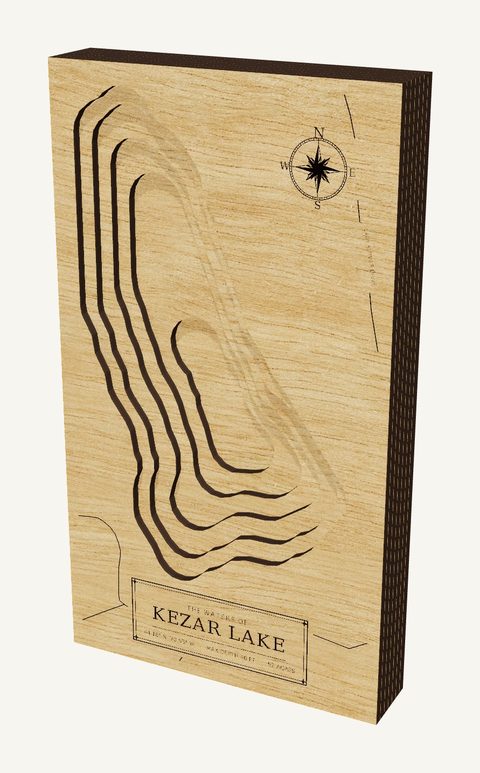 Kezar Lake wood map