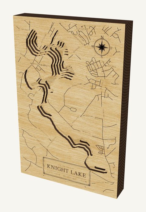 Knight Lake wood map